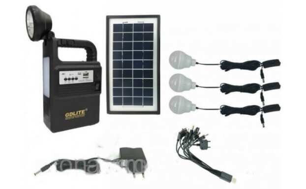 Kit fotovoltaic, 3 becuri